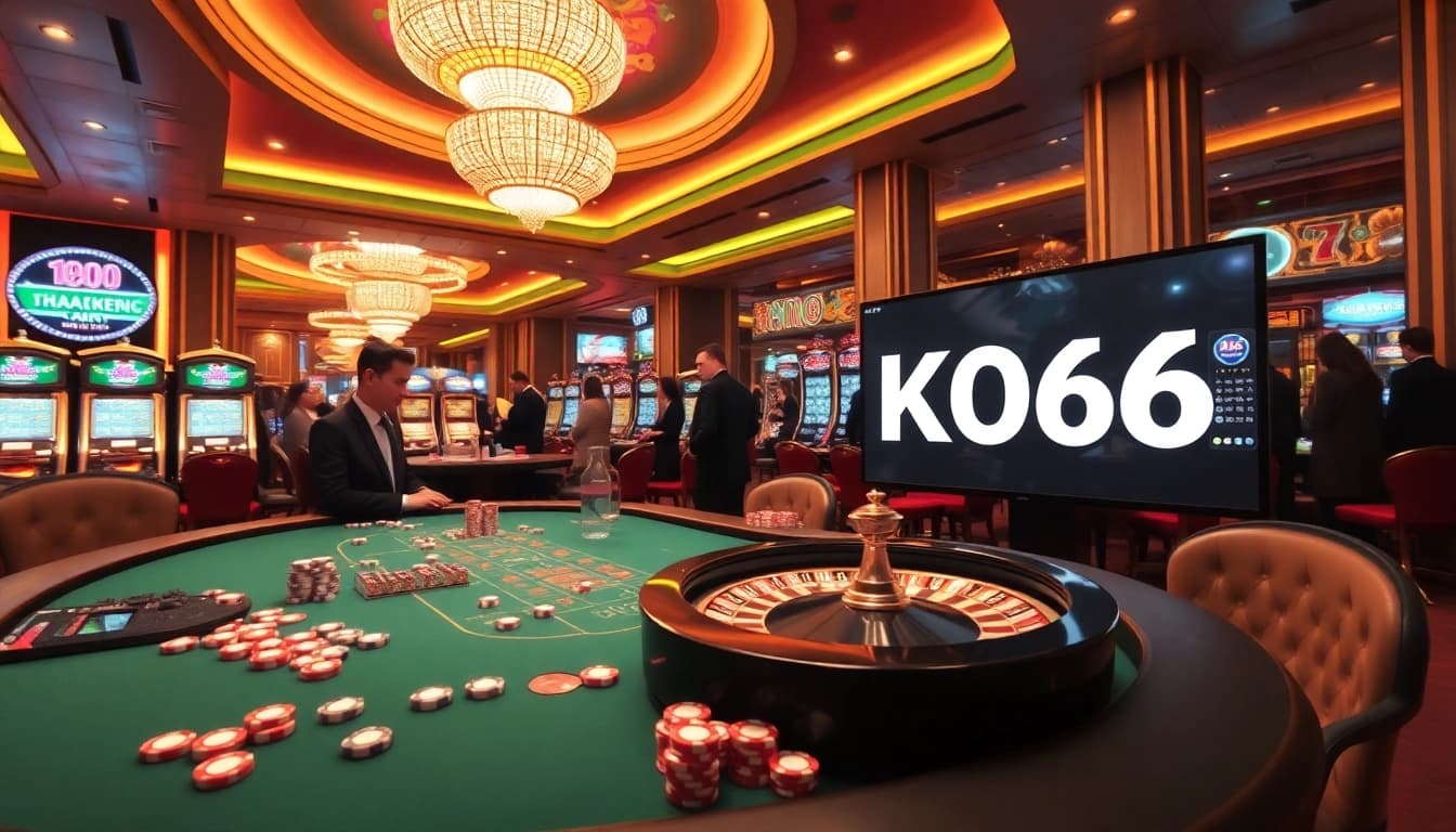 Trải nghiệm sự phấn khích sôi động tại sòng bạc KO66, với các dealer trực tiếp, bàn casino và máy slot hấp dẫn.