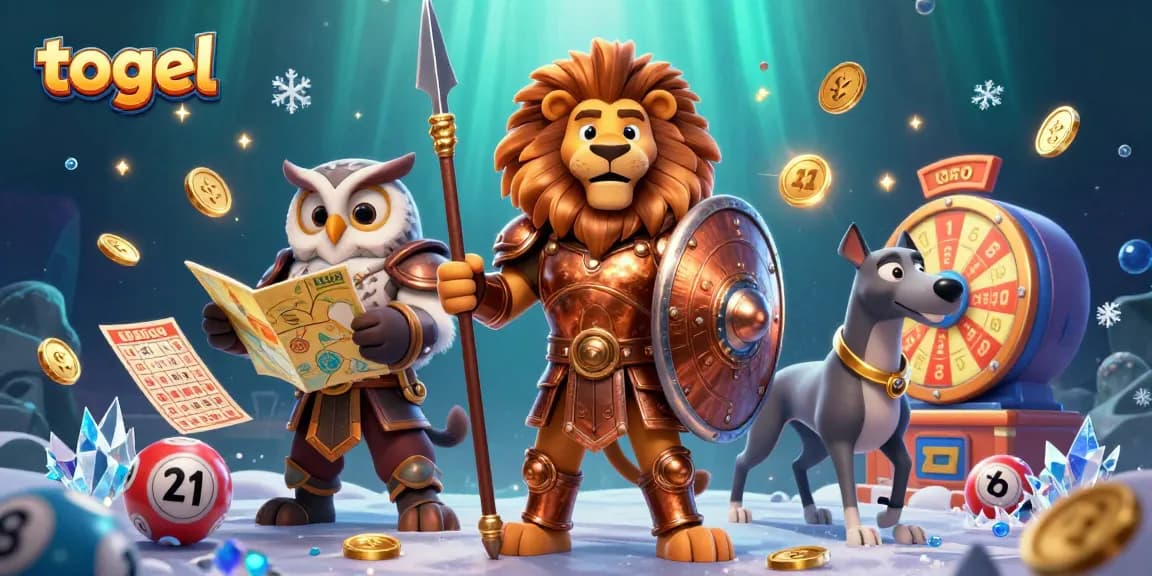 Menangkan togel dengan strategis melalui ilustrasi dinamis karakter dan elemen perjudian.