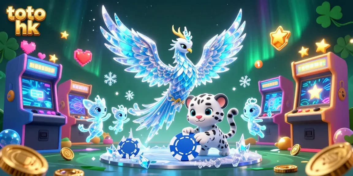Permainan toto hk dengan phoenix es, rubah salju, dan chip poker yang membawa keberuntungan
