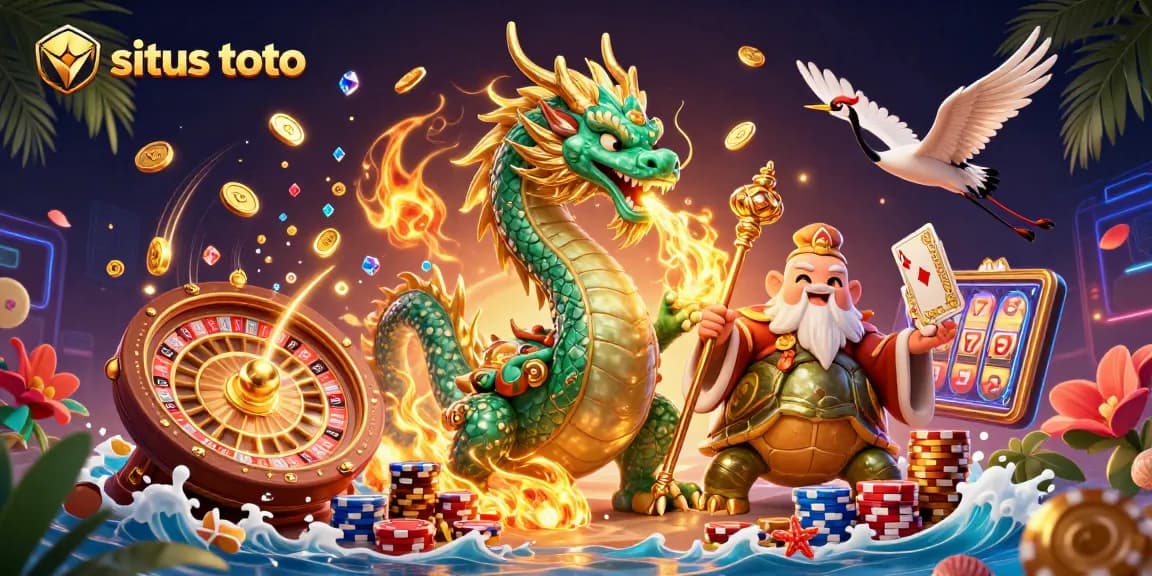 Menghadirkan suasana taruhan yang menguntungkan di situs toto dengan naga giok dan simbol keberuntungan