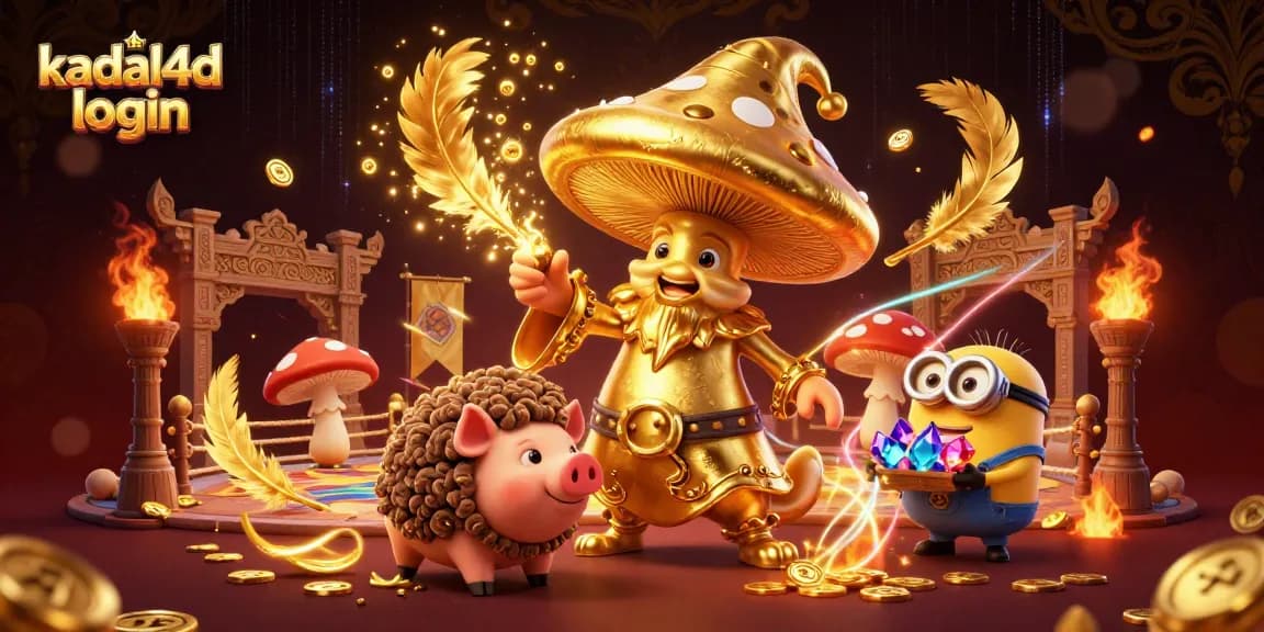 Gali kemenangan Anda dengan kadal4d login dalam ilustrasi kasino yang penuh pesona.