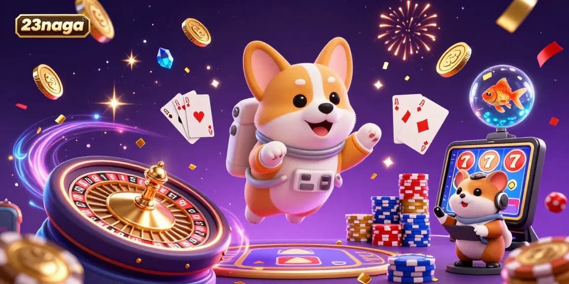 Menangkan jackpot di 23naga dengan ilustrasi kasino luar angkasa yang penuh keseruan.