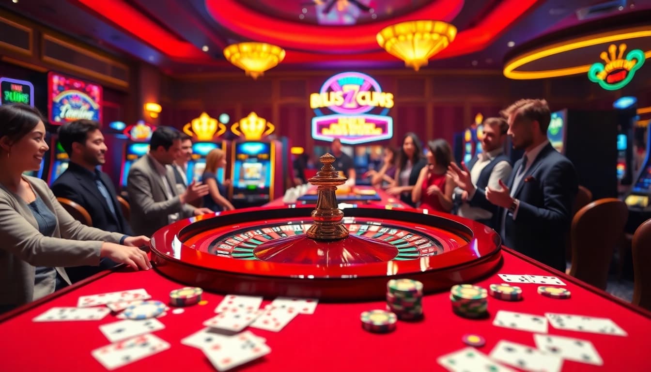 Buntogel mengindentifikasi pemain bahagia di kasino dengan meja roulette yang berwarna-warni.