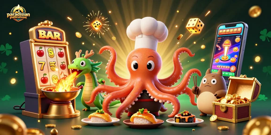 Join the action at paradisianpublications with a vibrant 3D casino scene featuring luck and excitement.