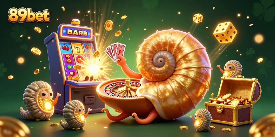 Engage in thrilling games with 89bet, featuring 3D nautilus and jackpot excitement.
