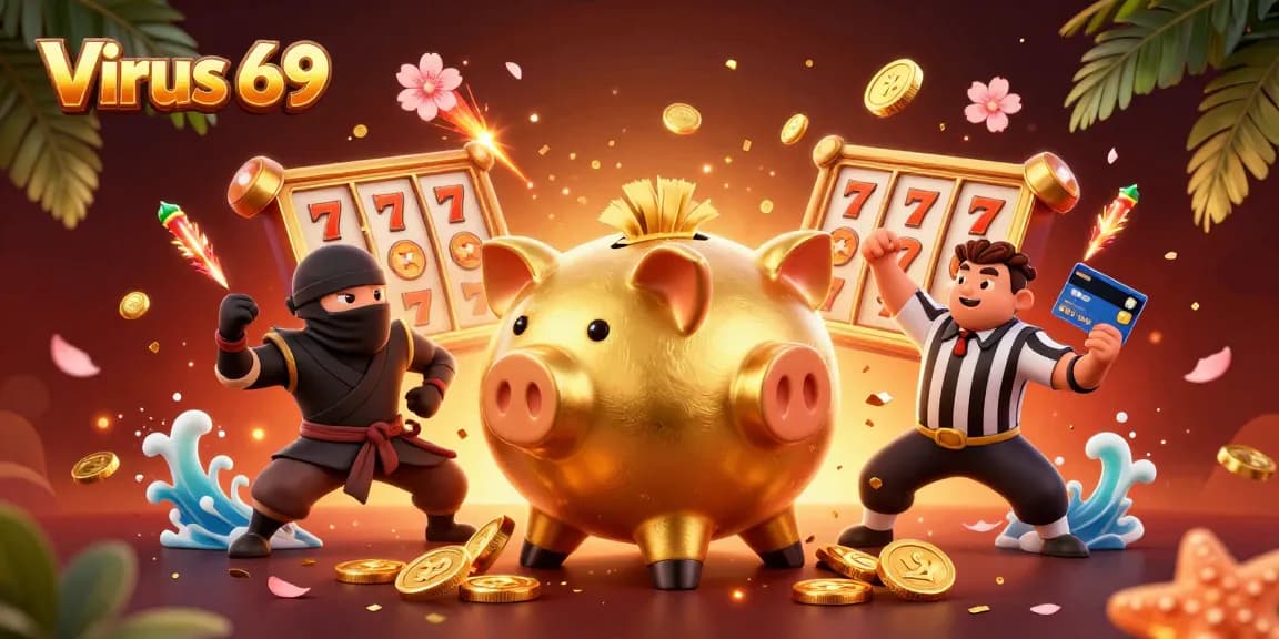 Experience thrilling gameplay at Virus 69 with vibrant slot reels and exciting character dynamics.