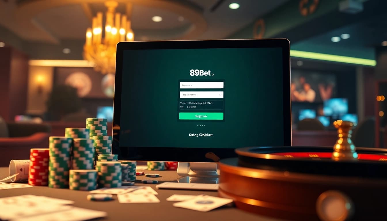 Sign up on Đăng Ký 89Bet with a captivating online casino scene.