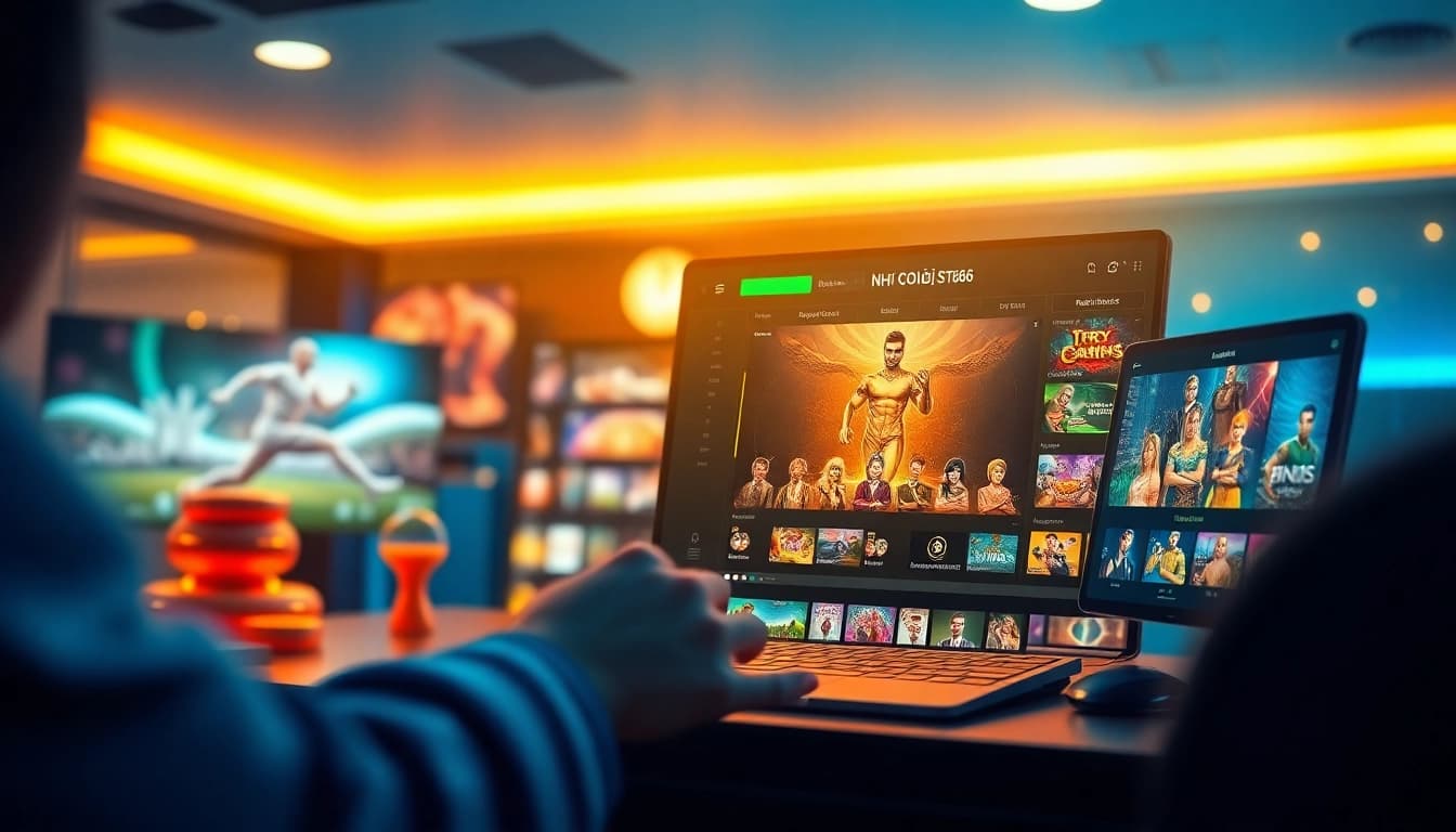 Experience NHÀ CÁI ST666’s vibrant online gambling interface with exciting games and seamless interaction.
