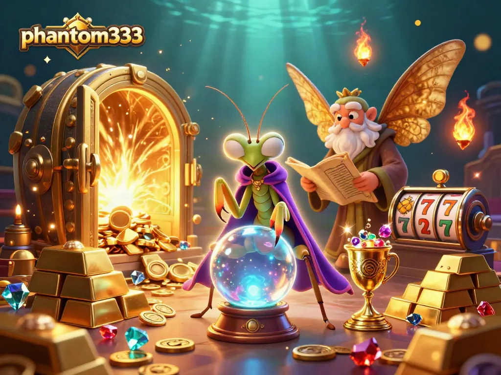Engage with the thrilling world of phantom333 casino adventures in this magical 3D scene.