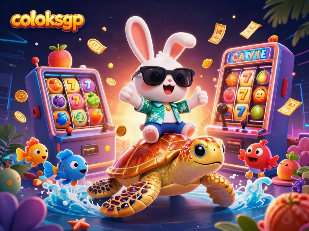 Permainan slot online coloksgp: kelinci bahagia dan kura-kura emas beraksi di lautan jackpot.