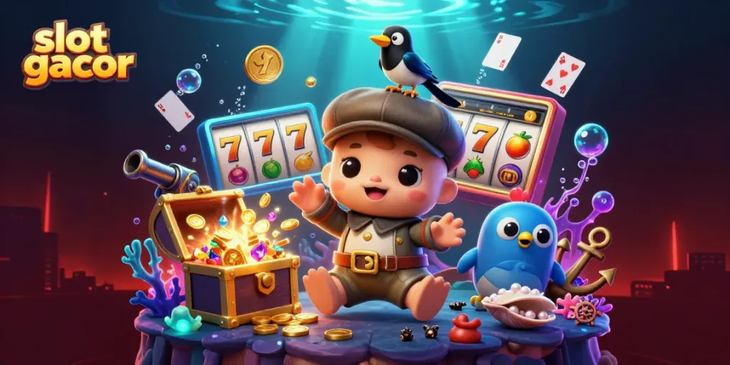 Gandakan kemenangan dalam slot gacor dengan simbol keberuntungan dan kemewahan