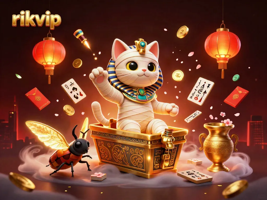 Engage in thrilling gameplay with rikvip as Egyptian characters bring the casino experience alive.
