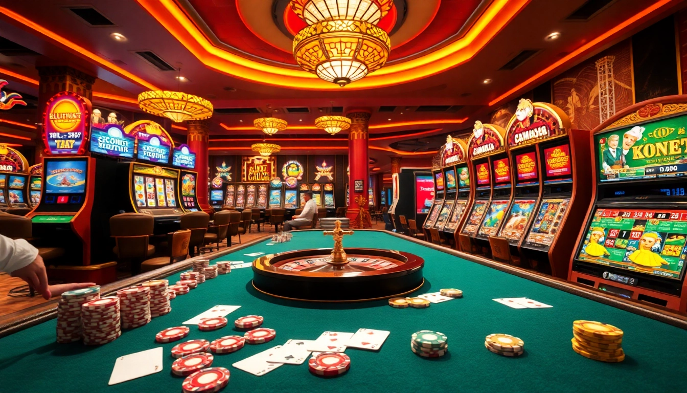 Experience Slot Gacor wins on vibrant casino tables filled with exciting games and jackpots.