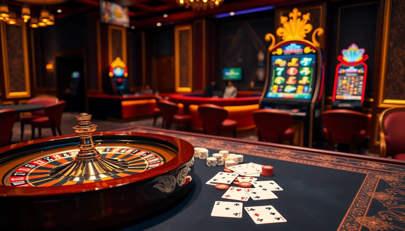 Experience the thrill of gaming at trang chủ x88 with a luxurious casino atmosphere filled with roulette and cards.