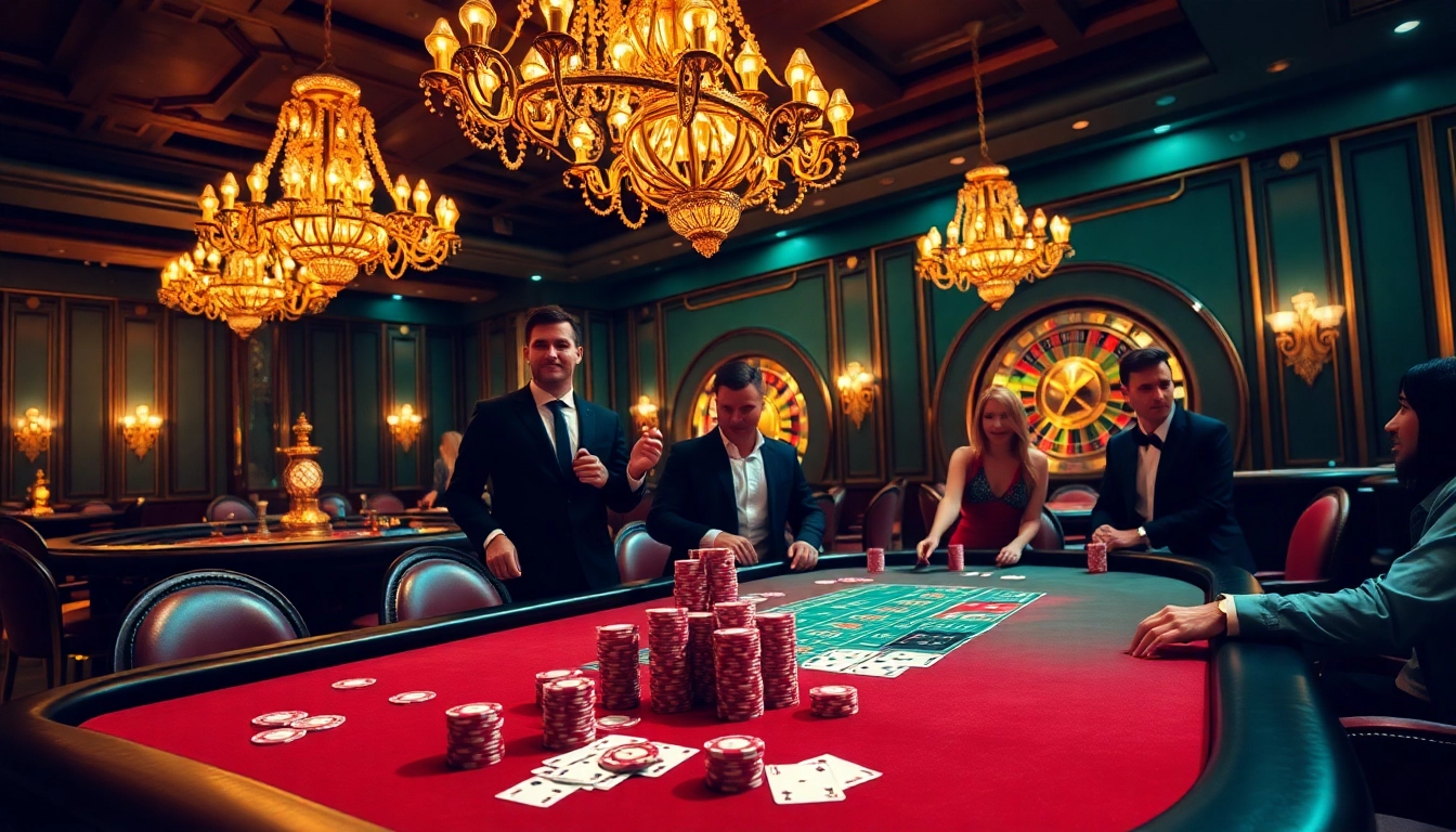 Experience excitement at the stylish casino table with poker chips and cards, connecting to https://tg88.sale/.
