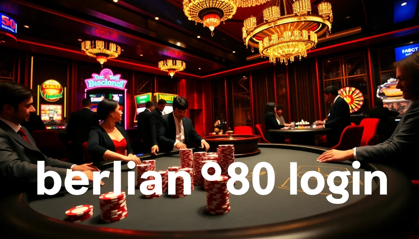 Engage with the thrilling experience at berlian888 login through poised players and vibrant casino elements.
