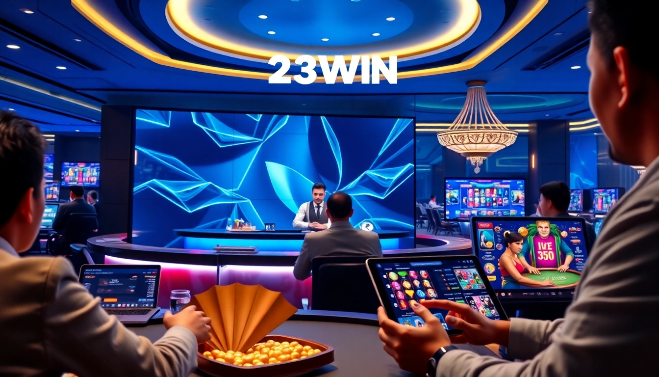 Experience the engaging gaming environment of 23win.day with live casino interactions and diverse game options.