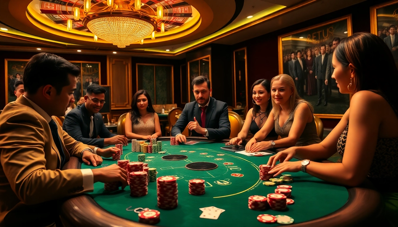 Experience thrilling games at 888new com, where poker chips stack high on a glamorous casino table.