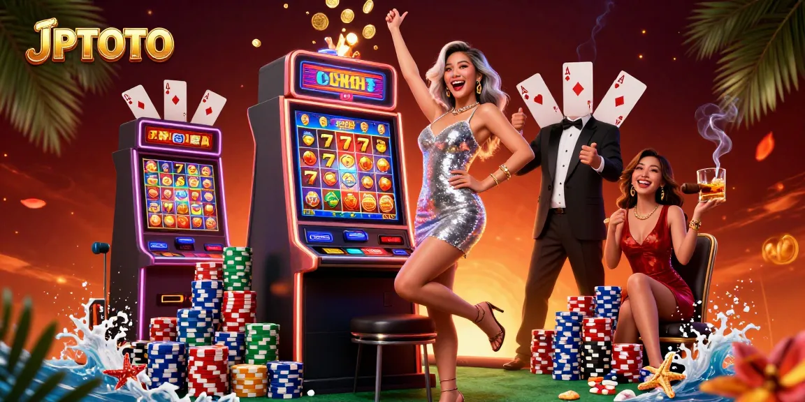 Experience thrilling wins with JPTOTO at a vibrant online casino full of slot machines and excitement.