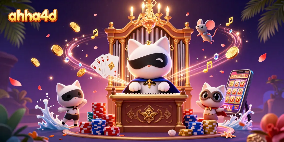 Experience the excitement of ahha4d with vibrant casino visuals, showcasing luck and winning through dynamic game elements.