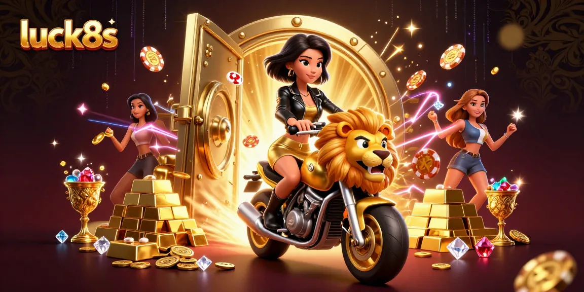 Transform your luck with luck8s in a thrilling casino scene bursting with treasures.