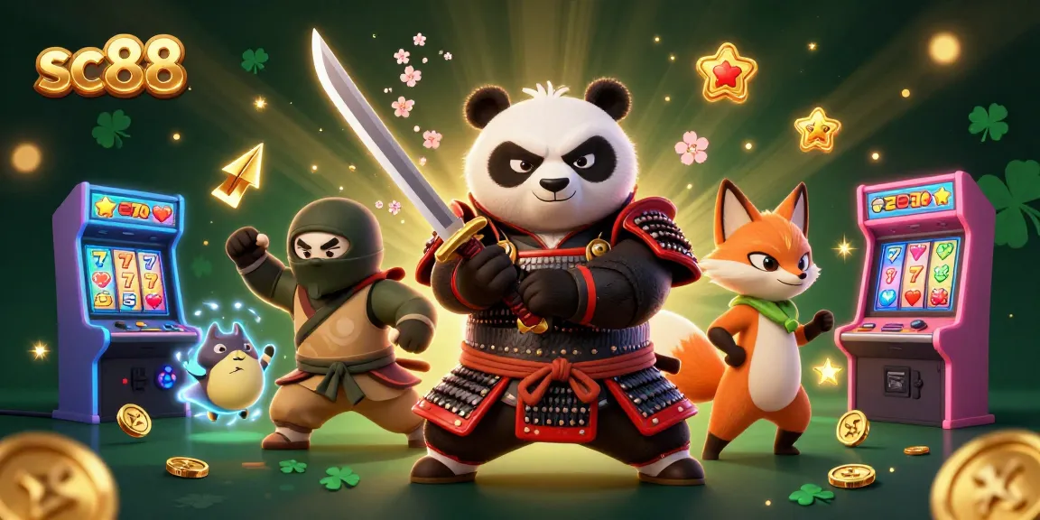 Experience exhilaration at SC88 with a vibrant 3D scene of gaming characters in action!