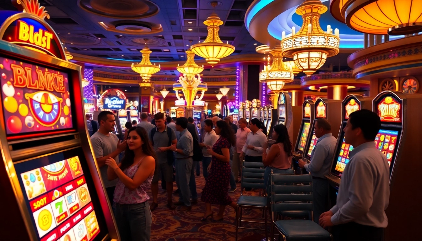 Slot yang menarik pada mesin permainan menarik perhatian pemain di kasino.