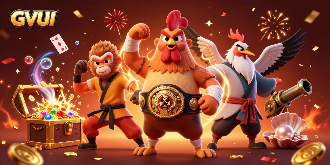 Engage with GVUI's immersive casino experience featuring vibrant characters and thrilling games.