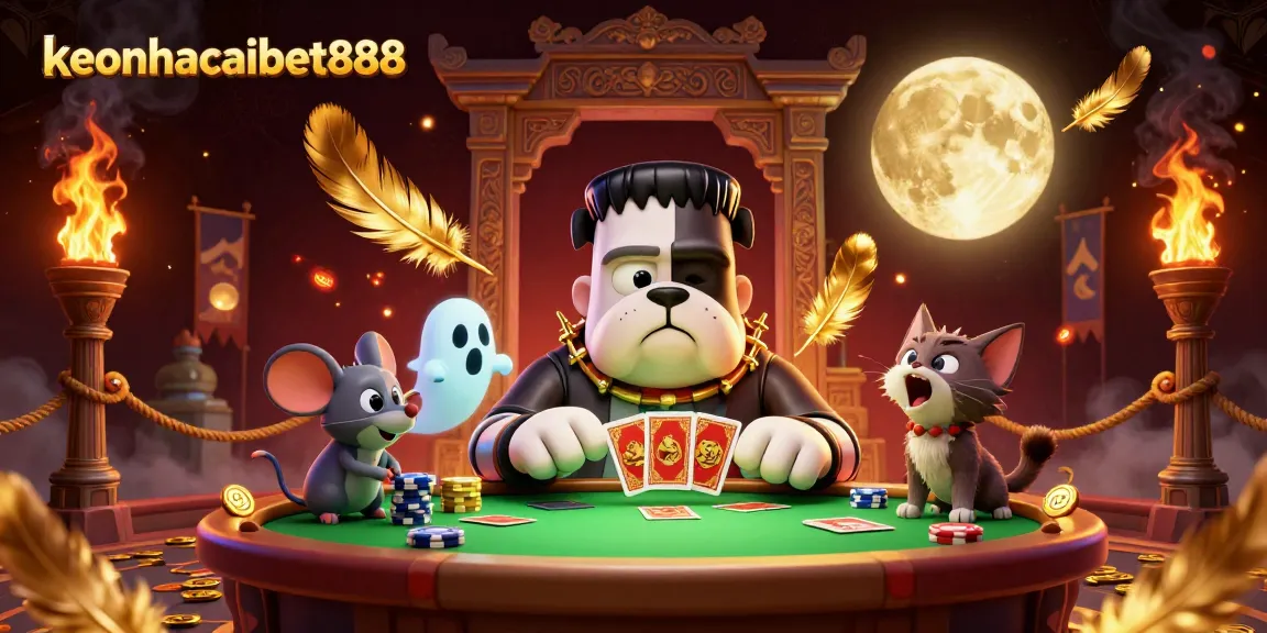 Bet and win at keonhacaibet888 with a lively 3D casino scene showcasing engaging characters.