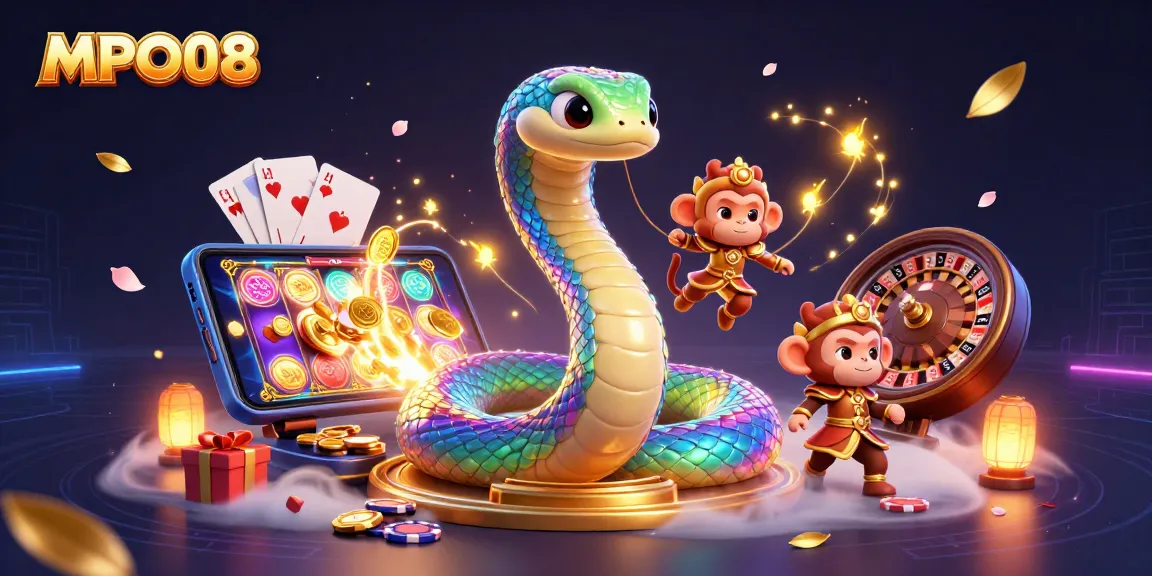 MPO08 spins vibrant colors to life in an interactive online gaming experience, showcasing thrilling slot victories.