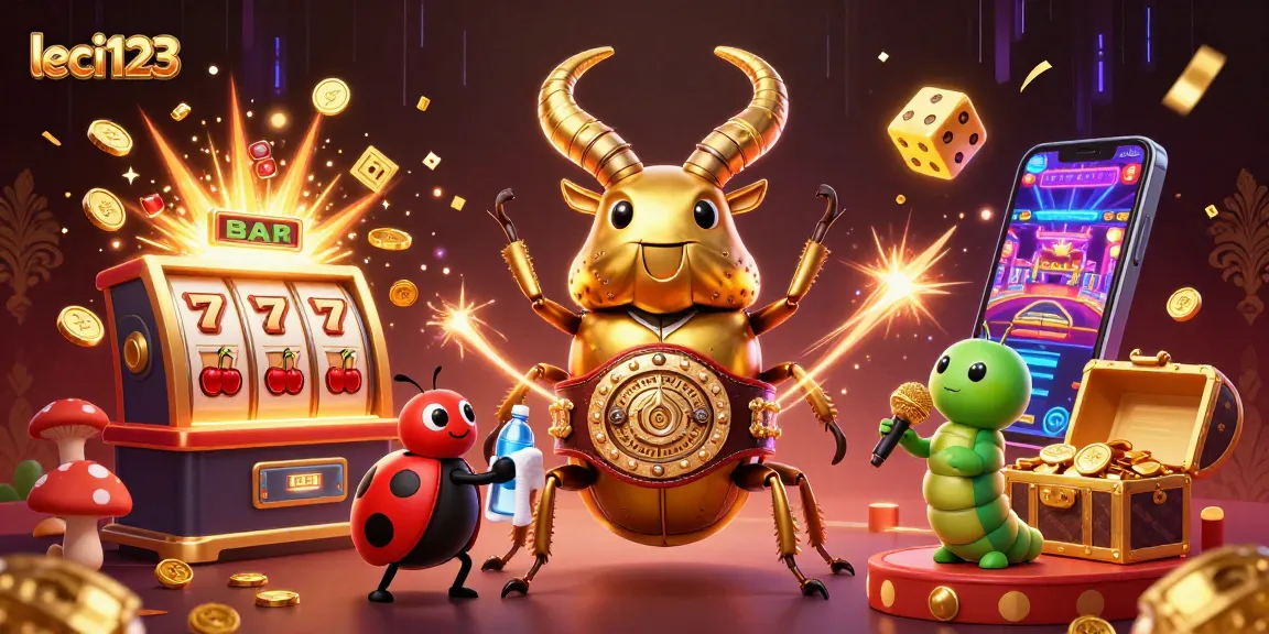 Menangkan jackpot di leci123 dengan slot mesin berwarna-warni dan karakter lucu!