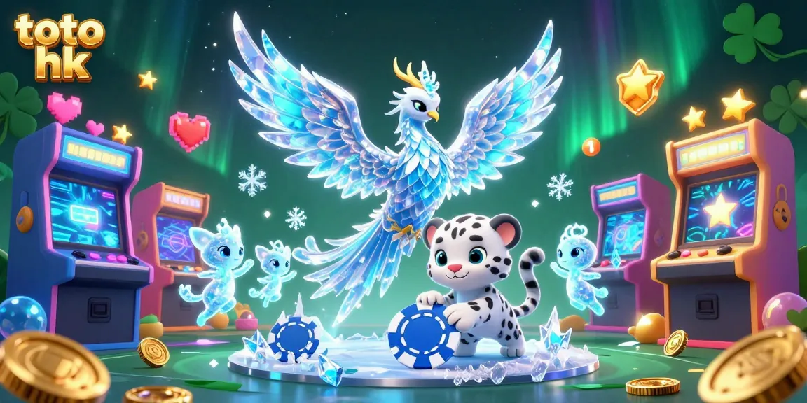 Permainan toto hk dengan phoenix es, rubah salju, dan chip poker yang membawa keberuntungan