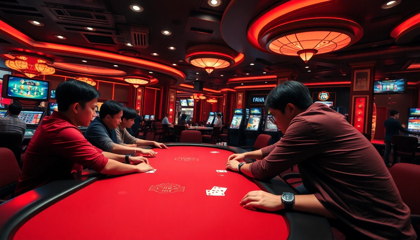 Menggambar pemain HK Pools di meja kasino https://thebjh.com/ dengan suasana mendebarkan dan penuh warna.