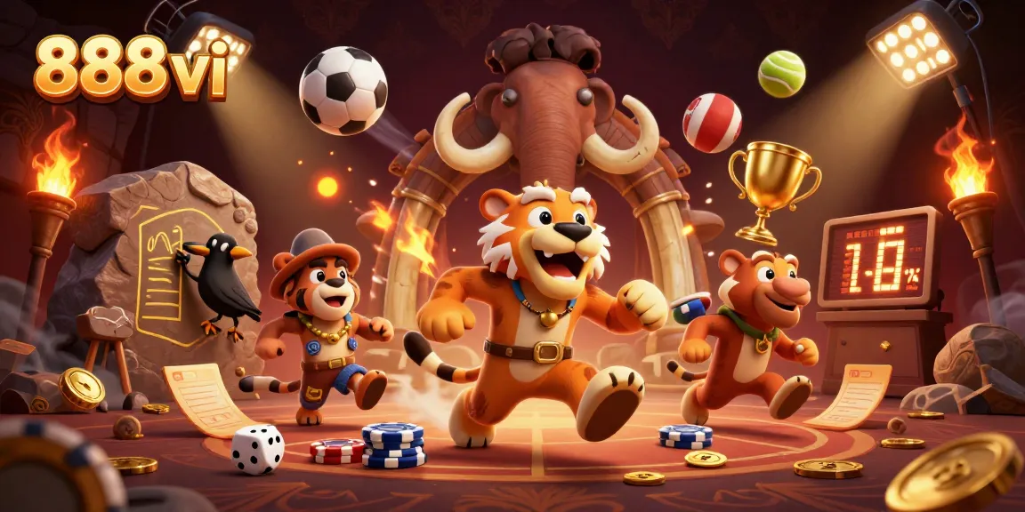 Experience thrilling gameplay at 888vi with dynamic sports elements and engaging characters.