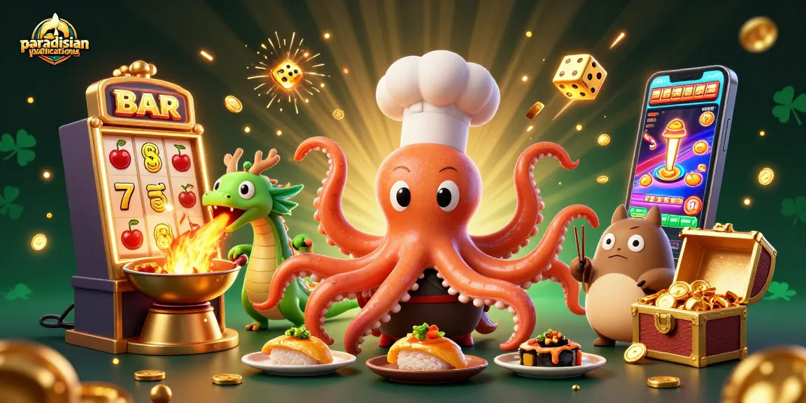 Join the action at paradisianpublications with a vibrant 3D casino scene featuring luck and excitement.