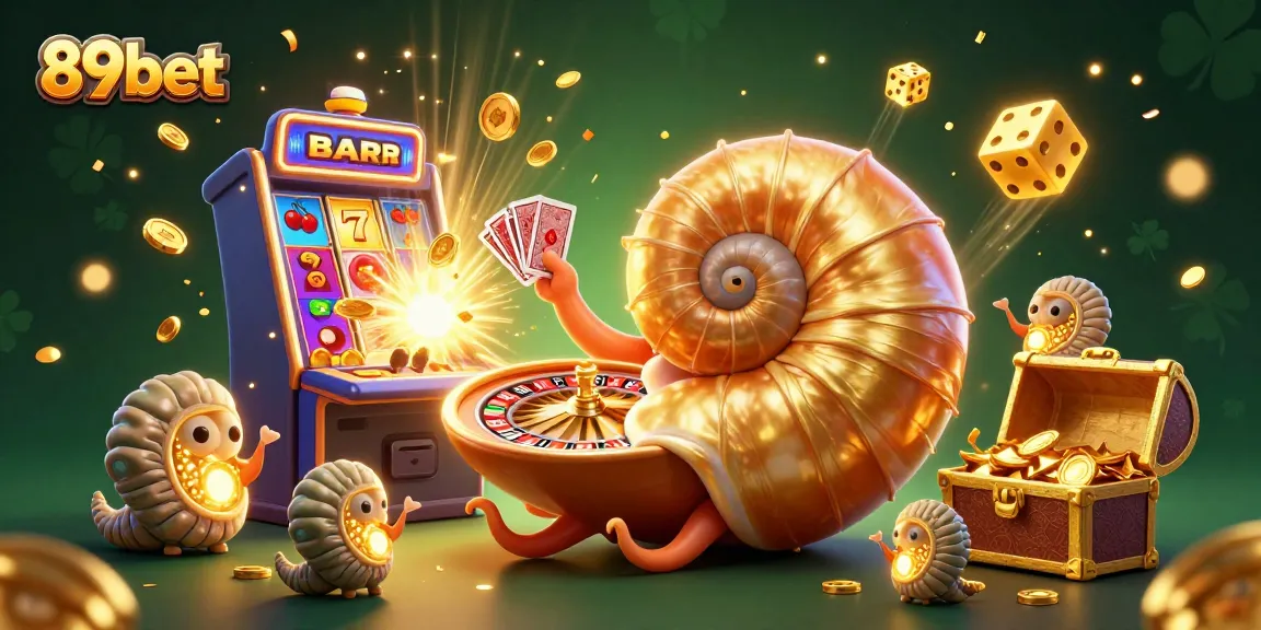 Engage in thrilling games with 89bet, featuring 3D nautilus and jackpot excitement.