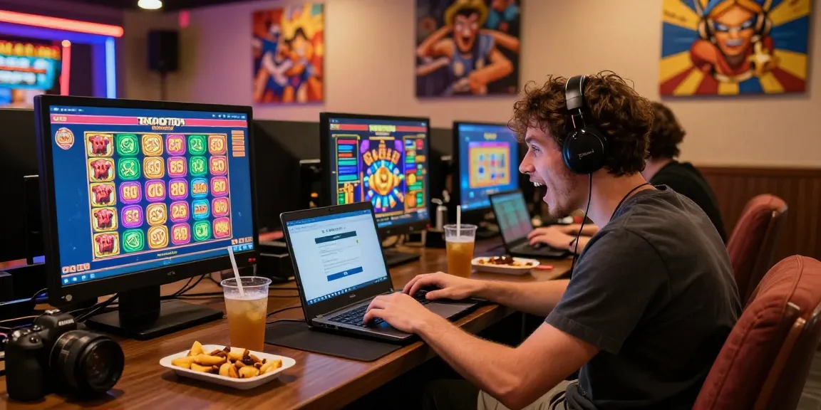 Player accessing tempototo login in a vibrant online casino environment with engaging game graphics.