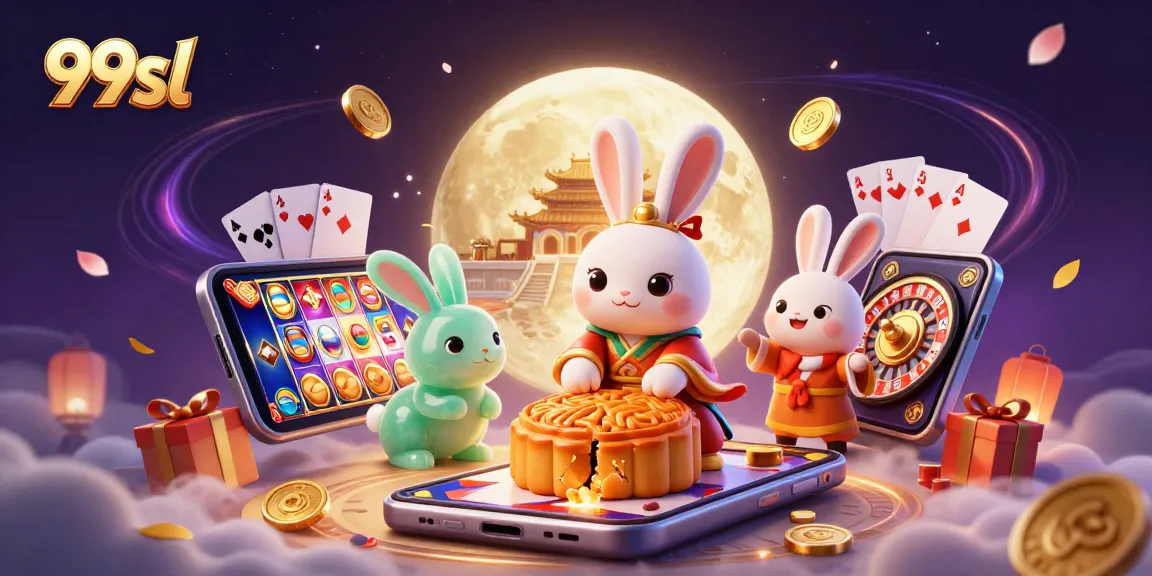 Experience thrilling wins with 99sl in an enchanting 3D casino illustration featuring unique game elements.