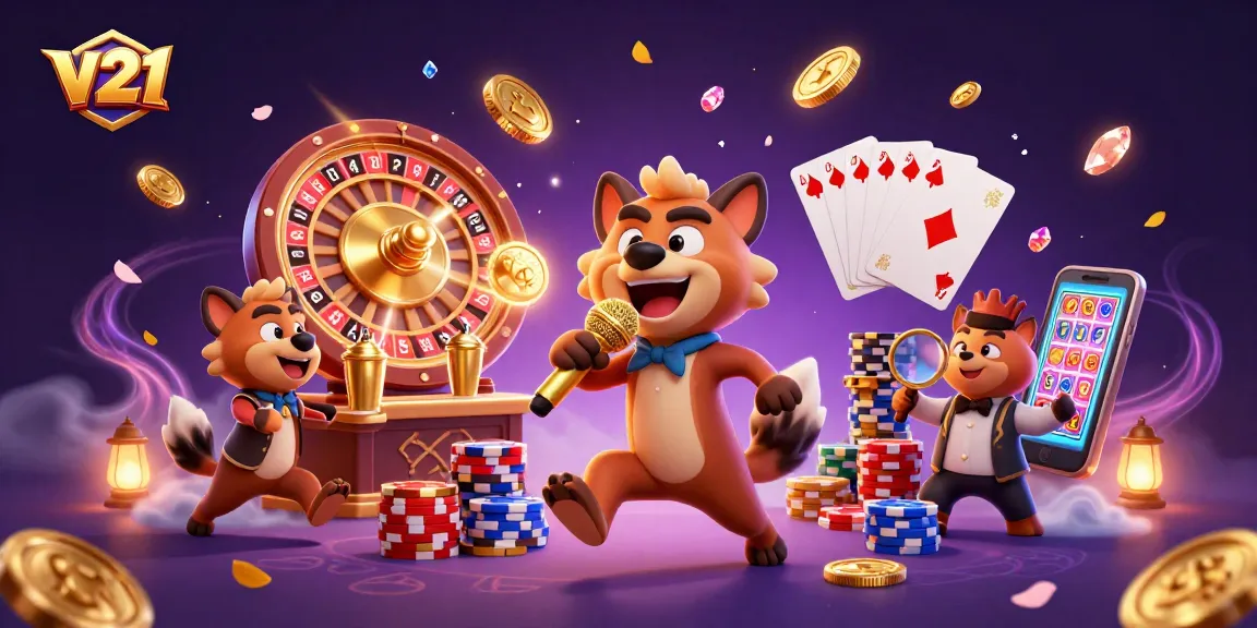 Memeriahkan casino v21 dengan hyena lucu beraksi, sambil bermain dan bercanda.