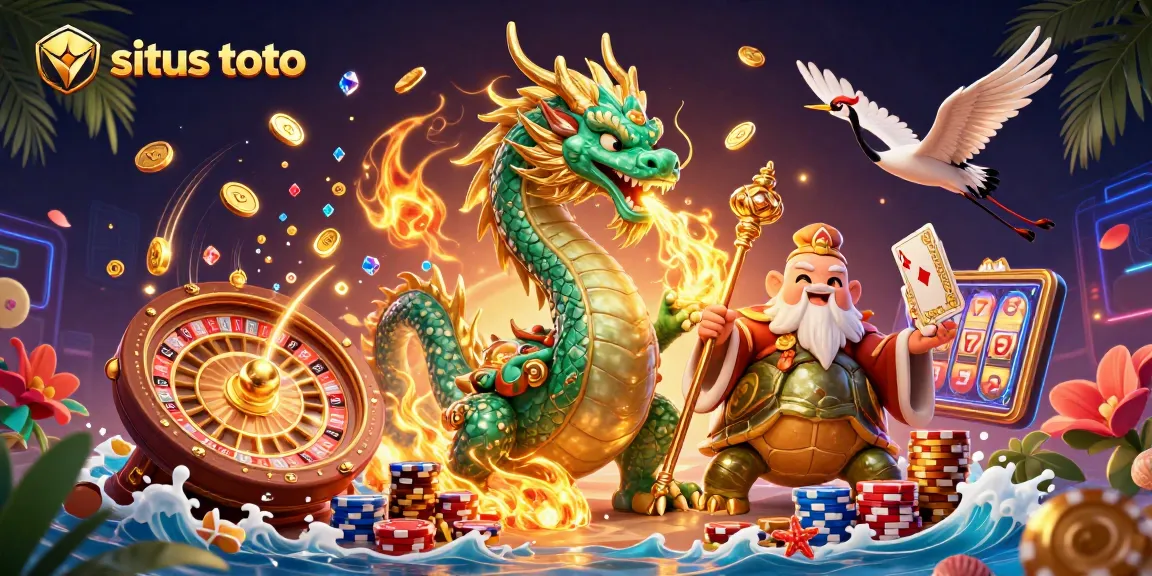 Menghadirkan suasana taruhan yang menguntungkan di situs toto dengan naga giok dan simbol keberuntungan