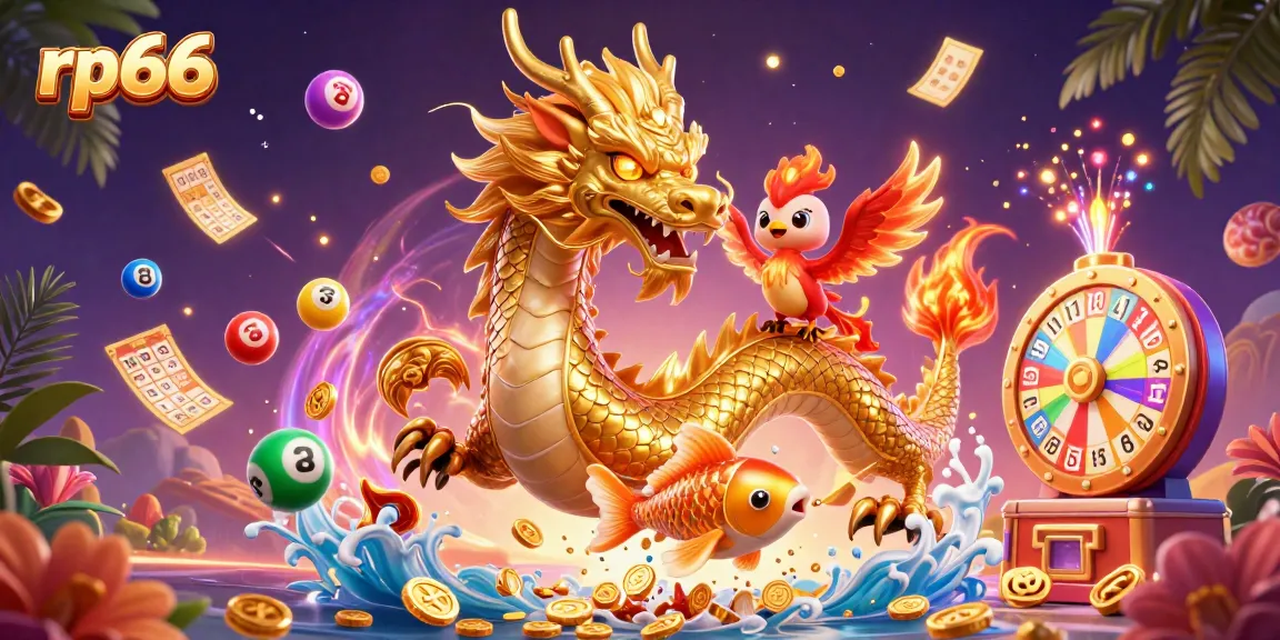 Join the excitement of rp66 with vibrant lottery elements and stunning mythical characters!
