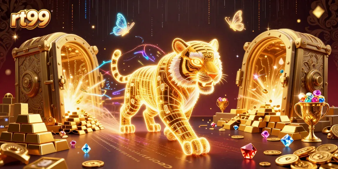 Experience thrilling gaming action at rt99 with vibrant, animated casino elements and interactive characters.