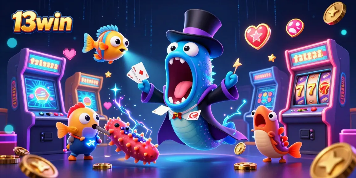 Experience thrilling magic with 13win's vibrant 3D casino adventure featuring captivating characters.
