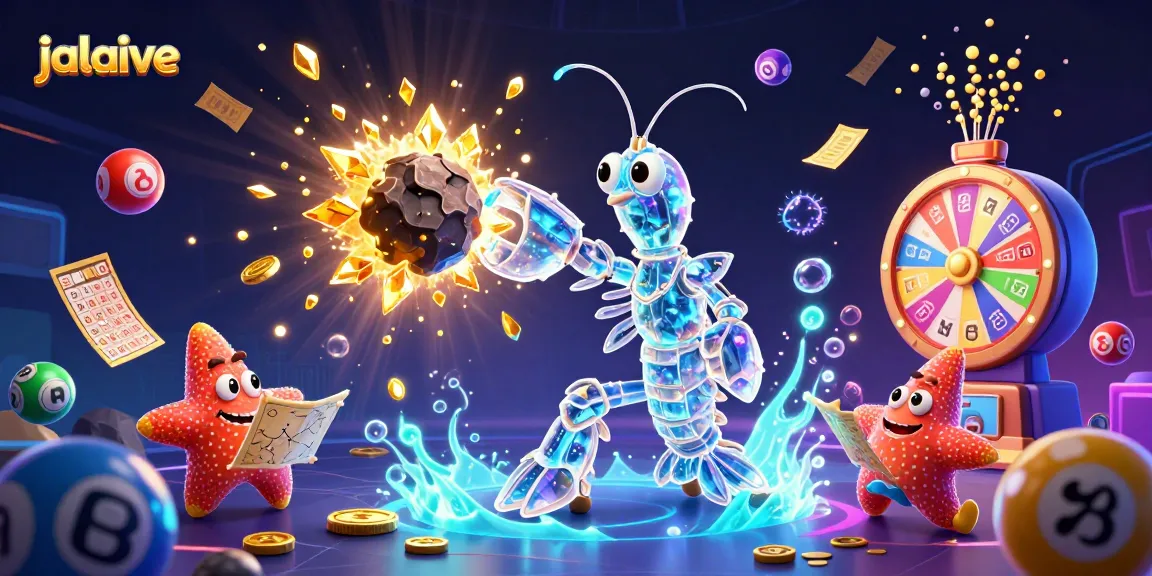 Engage with jalalive's thrilling action as the galactic samurai mantis shrimp battles asteroids bursting with gems.