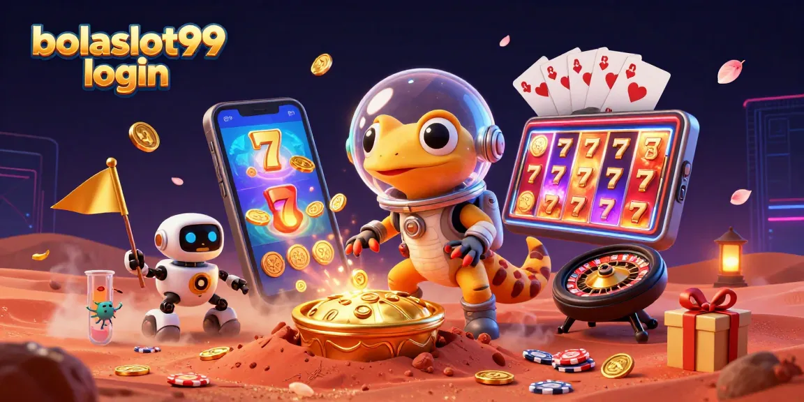 Join the excitement with bolaslot99 login as a Martian gecko uncovers a golden casino on Mars!