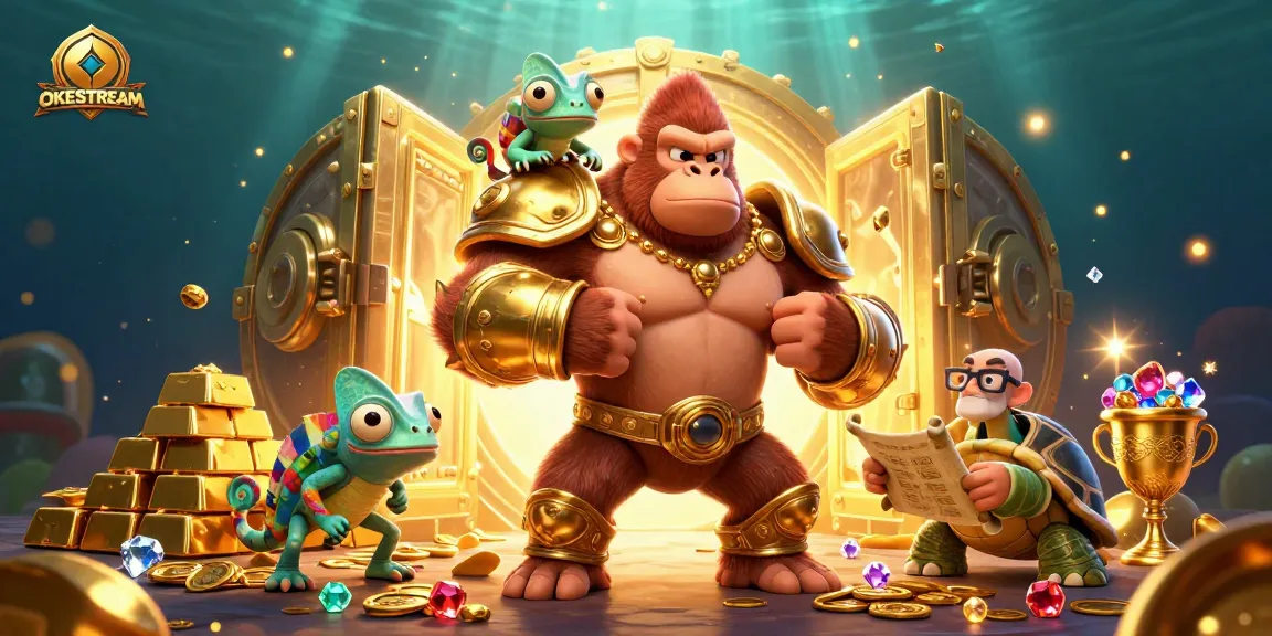 Nikmati pengalaman menarik OKESTREAM dalam taruhan bola dengan ilustrasi judi 3D yang menakjubkan.